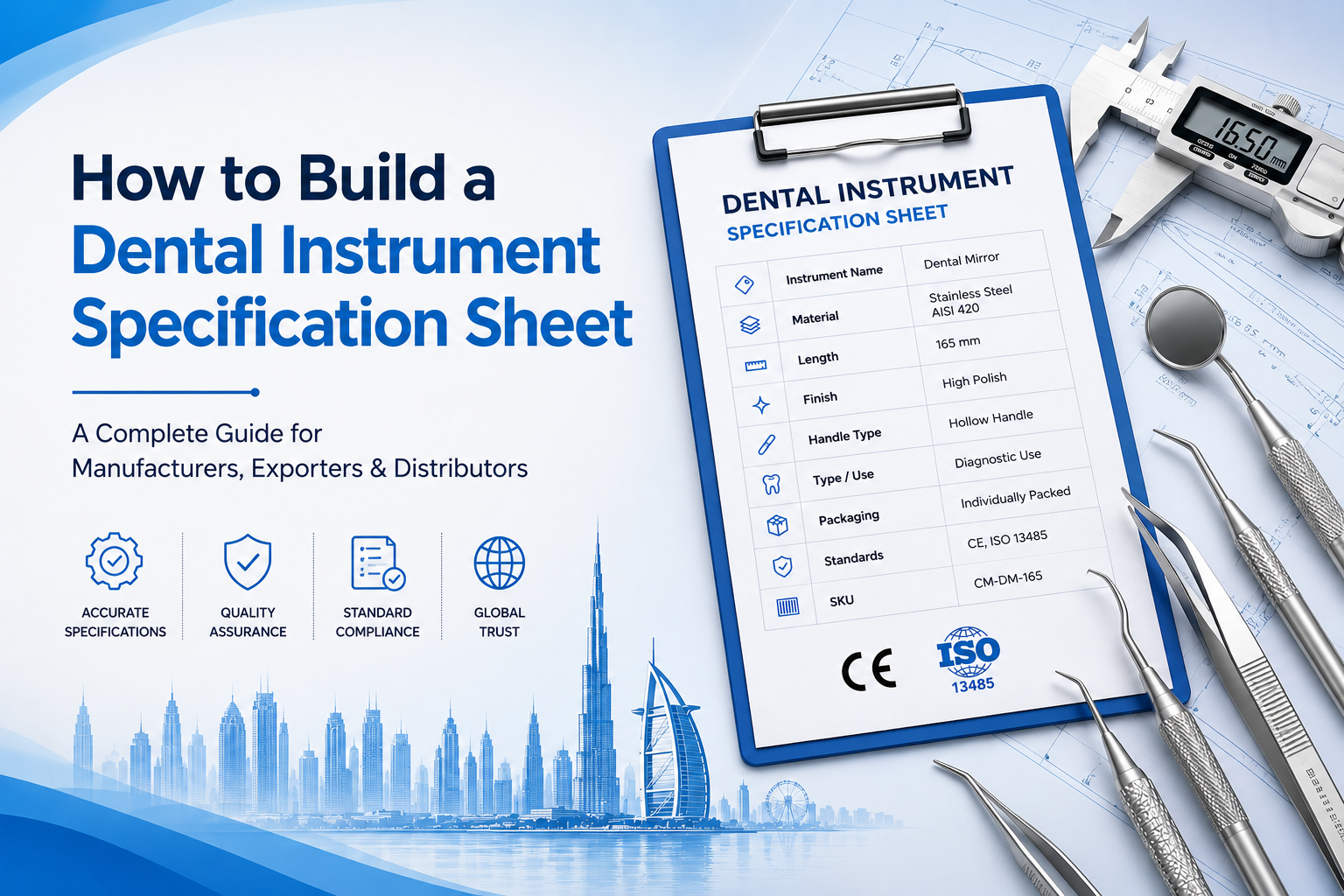 How to Build a Dental Instrument Specification Sheet