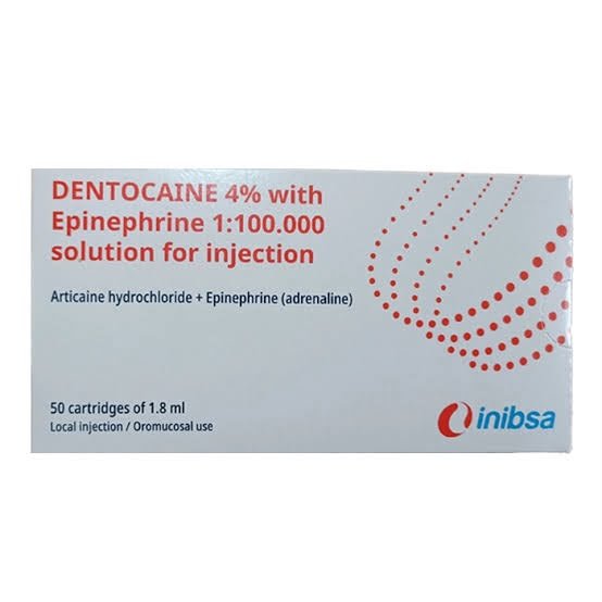 Dentocane 4% with epinephrine