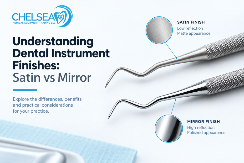 Understanding Dental Instrument Finishes: Satin vs Mirror